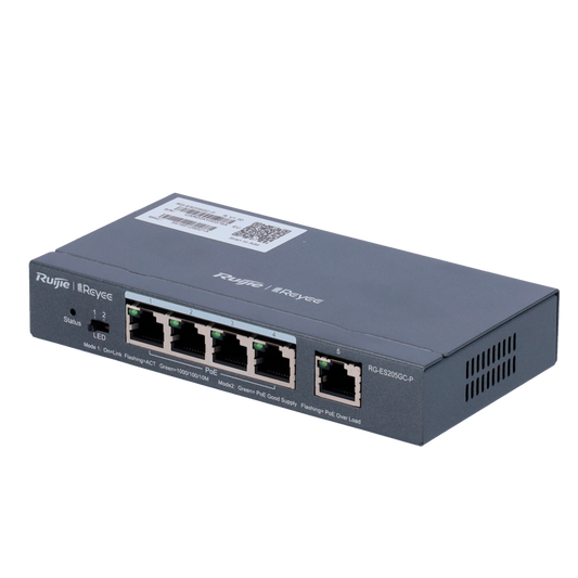 Switch PoE Reyee - 4 Portas